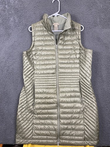 Duluth Trading Down Right Tunika Weste Damen Large Puffer Long Pertex Jacke Grün