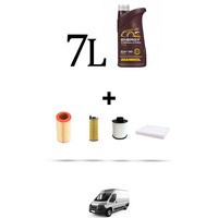 Hoffcar Servicekit 4 Filter Und 7L ÖL FüR Peugeot Boxer III 2.2 HDI FAP 96KW
