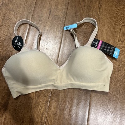 Bali Women's Comfort Revolution Wirefree Bra Beige Size 36c