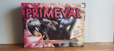 Primeval Fierce Ferocious Predator Brettspiel Spielzeug Broker 2006 komplett funktionsfähig