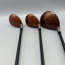 TaylorMade Burner Driver  10.5* + 3 Wood + 5 Wood Set Bubble 2 R-80 Shaft