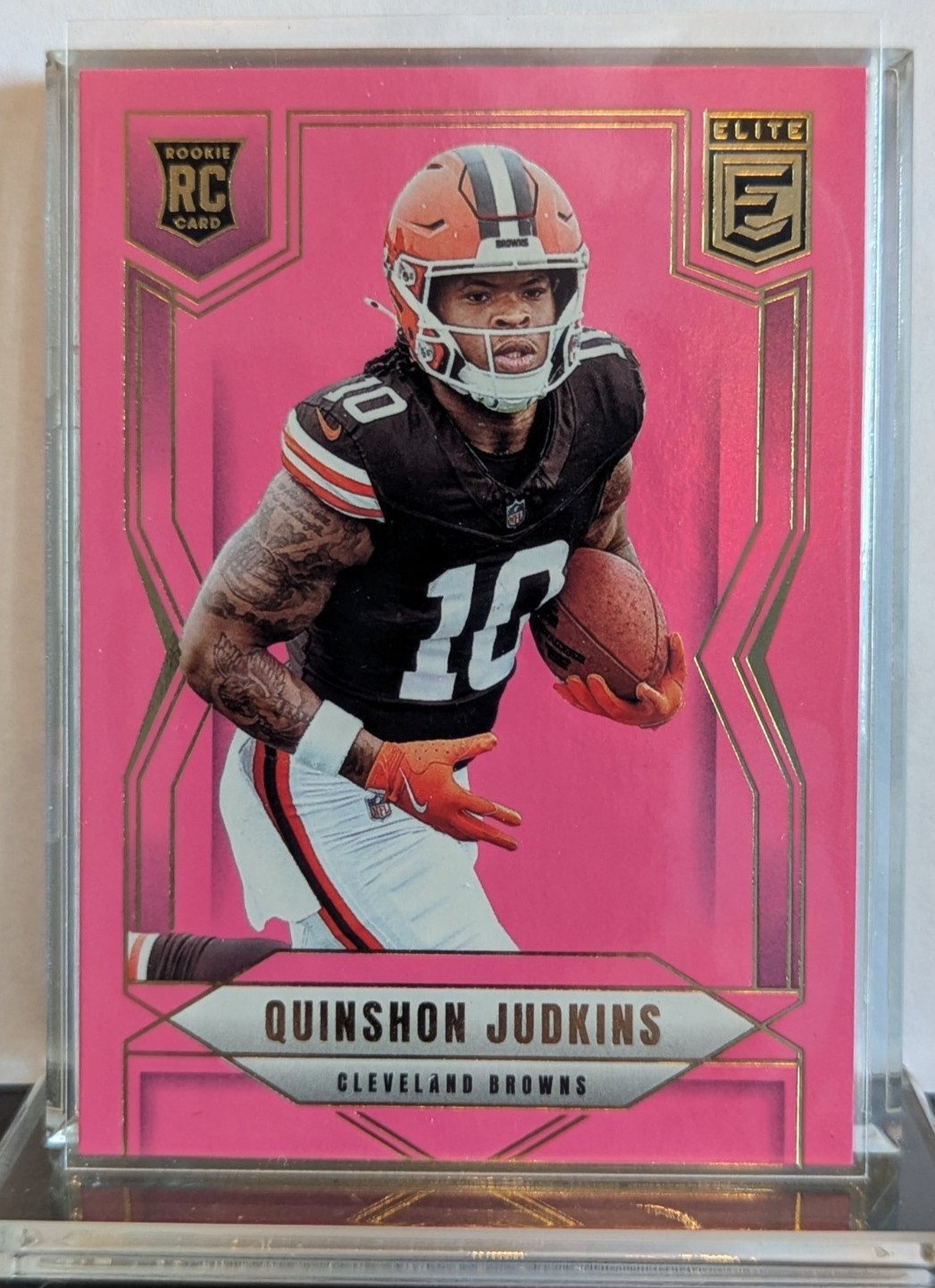 Quinshon Judkins (RC) - 2025 Panini Donruss Elite Pink Parallel #121 - Browns