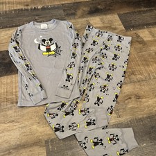 Hanna Andersson Disney Mickey Mouse Pajamas 150 US 12 Long Sleeve Piece Dracula