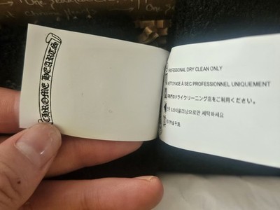 CHROME HEARTS SWEATBAND WRIST Cross Patch Wristband Black 2025 new
