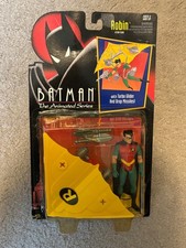 Vintage Batman The Animated Series Robin With Turbo Glider Kenner 1992 WOW OOP