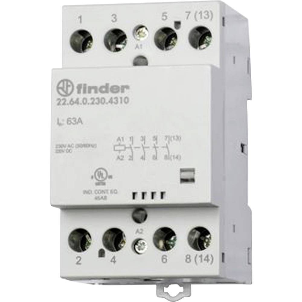 Finder 22.64.0.024.4610 contacteur d'installation monophasé 440V AC