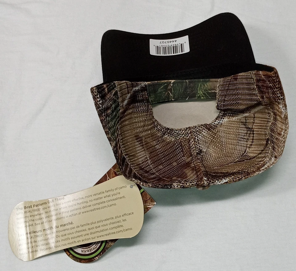 Caterpillar Embroidered Camouflage Pattern Unisex Trucker Style Adjustable Hat - Image 4 of 4