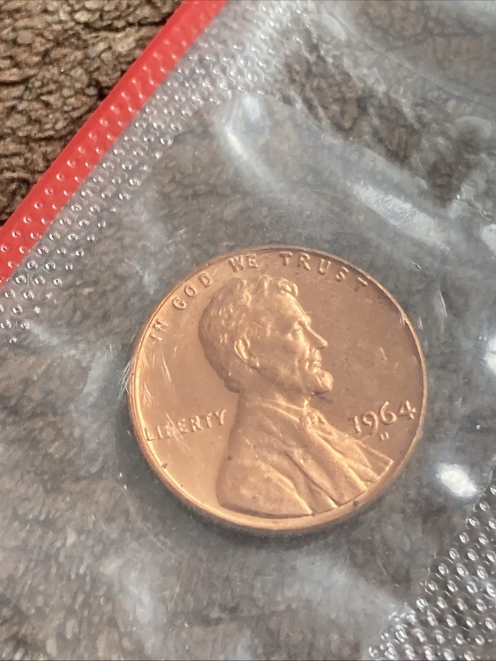1964 D Lincoln Memorial Cent Uncirculated Pulled From Denver US Mint Set - Image 3 of 4