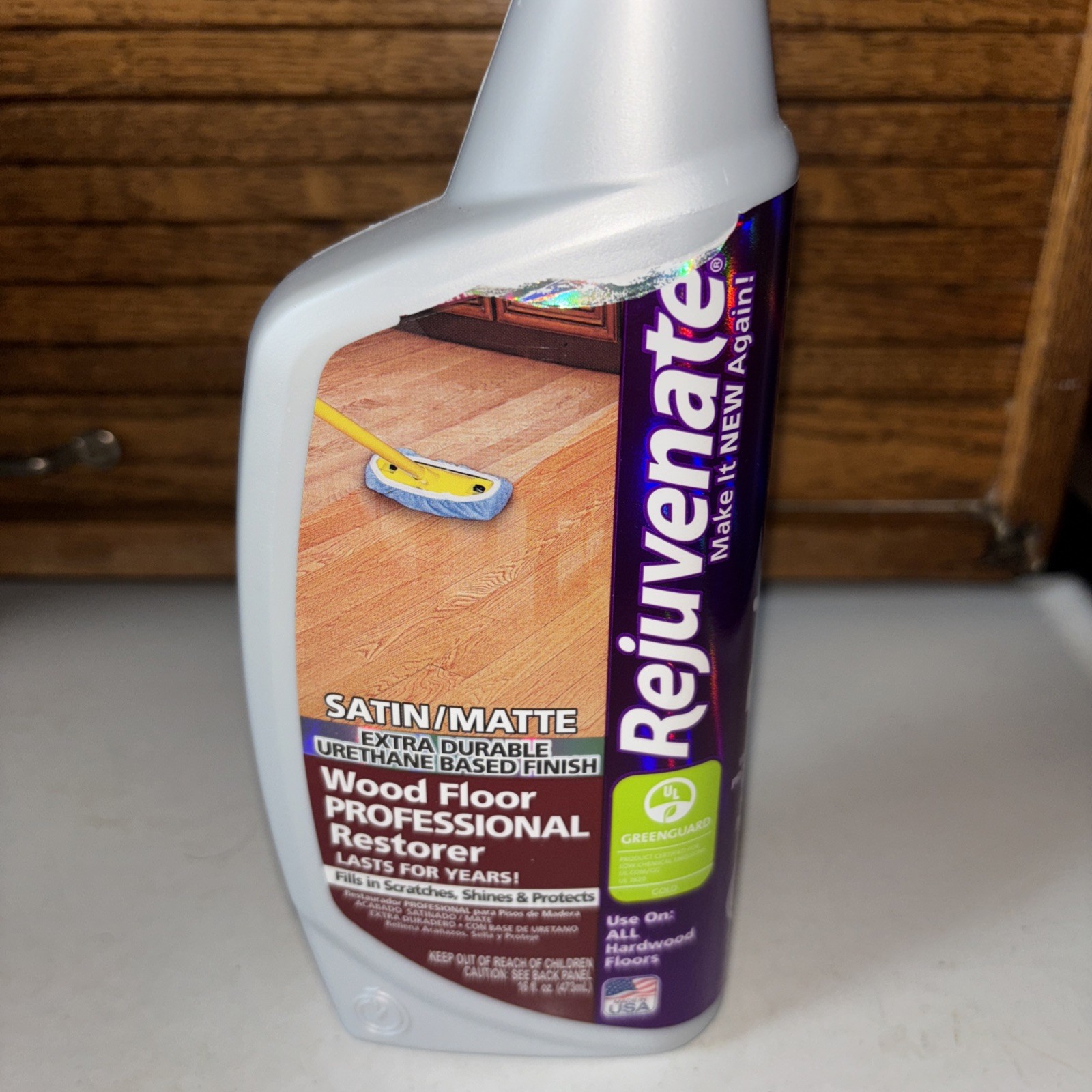 Rejuvenate Wood Floor Professional Restorer Satin/Matte Finish 32oz New Cleaning