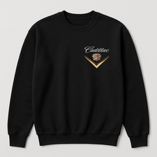 Cadillac Car Emblem Heritage Luxury Automotive Style Unisex Sweatshirt