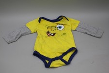 Nickelodeon Spongebob Squarepants Winking Unisex Baby Outfit Size 6/9 M Long Slv