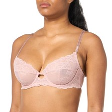 Calvin Klein Bra Subdued Lace, Adjustable Straps, Size 34C