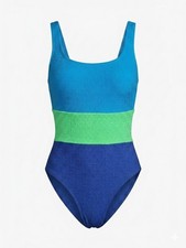 NWOT Vintage 90s Maillot Baltex Body ID One-Piece Swimsuit, Size 10 Long