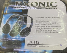 Exonic Wireless IR Headphones EXH12 - 2 sets in stock