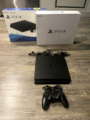 Sony PlayStation 4 Slim 500GB Gaming Console with Controller - CUH2215A