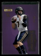2022 Wild Card Matte #MB-129 Chase Garbers Purple #/250