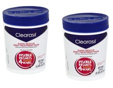 Clearasil Rapid Rescue Deep Treatment Acne Pads, 90 Count - Pack of 2