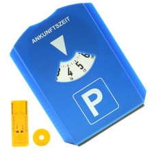 Parkscheibe 15-Minuten Einteilung Eiskratzer Einskaufschip Reifenprofilmesser