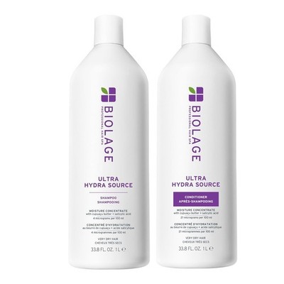 Biolage Ultra Hydrasource Shampoo and Conditioner Set 33.8 Oz