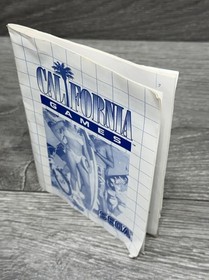 California Games Sega Master System Game Authentic! Good Condition! Tested!