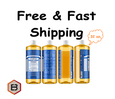 #ad Dr. Bronner#x27;s Magic Soap Peppermint Pure Castile Liquid Soap 32 oz $16.98