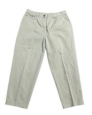 L.L. Bean Pants VINTAGE Women's Sz 16P Khaki Brown High Waist Mom 90's Hong Kong