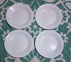 4 Corelle Classic Winter Frost White 6.75" Bread Dessert Plates USA Corning