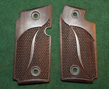 Sig Sauer P238 Checkered Wood RHYNO Grips