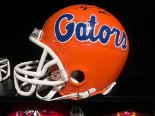 Florida Gators auto mini helmet Tim Tebow #15 Rare Signed