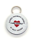 Vintage Flexible Pavements Council of West Virginia Keychain Keyring — photo 1