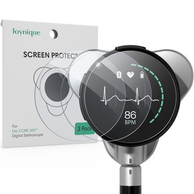 3-Pack Screen Protector for EKO CORE 500 Digital Stethoscope, HD Clear Anti-G...