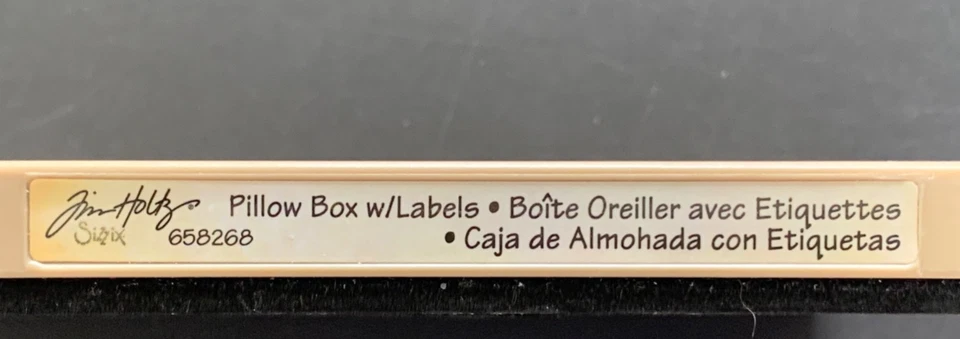 Sizzix BigZ, Stanze 658268, Pillow Box w/Labels - Bild 3 von 3
