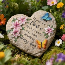 10 inche Memorial Garden Stone Those We Love Don't Go Away Memorial Sympathy ...