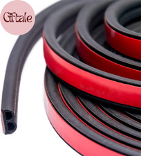 33Ft Universal Self Adhesive Weather Seal Strip for Car, 51/100 Inch Wide X 1/5