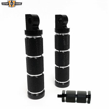 Billet Aluminum Black Knurled Stroker Foot pe...