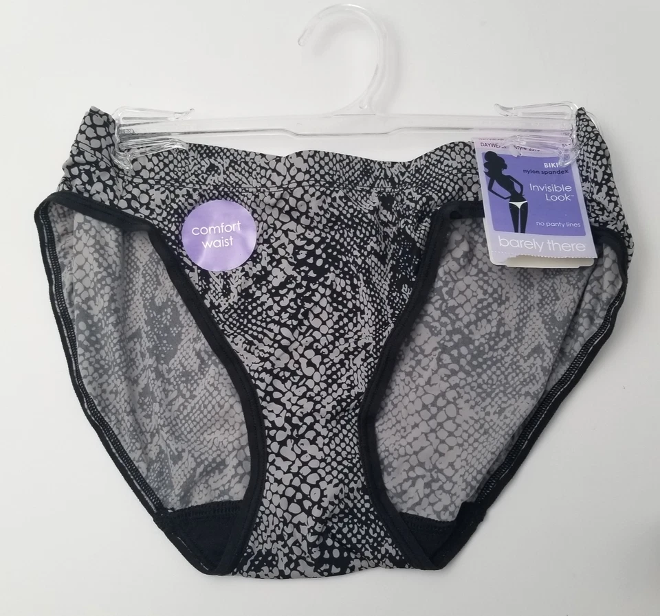 De colección. 4 pares de bragas de bikini de aspecto invisible Barely There 2 cordones talla M/6 Foto 2 de 4