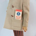 Vintage Barbie Doll Accessory - FOLDED PAPER ROAD MAP for Open Road #985