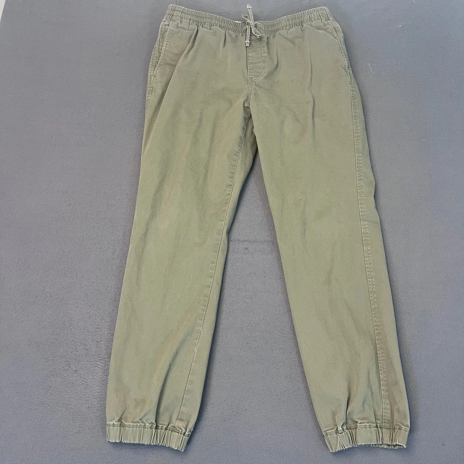 Dockers Mens Olive Green Waterless Ultimate Jogger Pants Travel Office Large