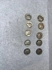 [Lot of 10] Mercury Dimes Mixed Dates  Metal Coin Collectibles