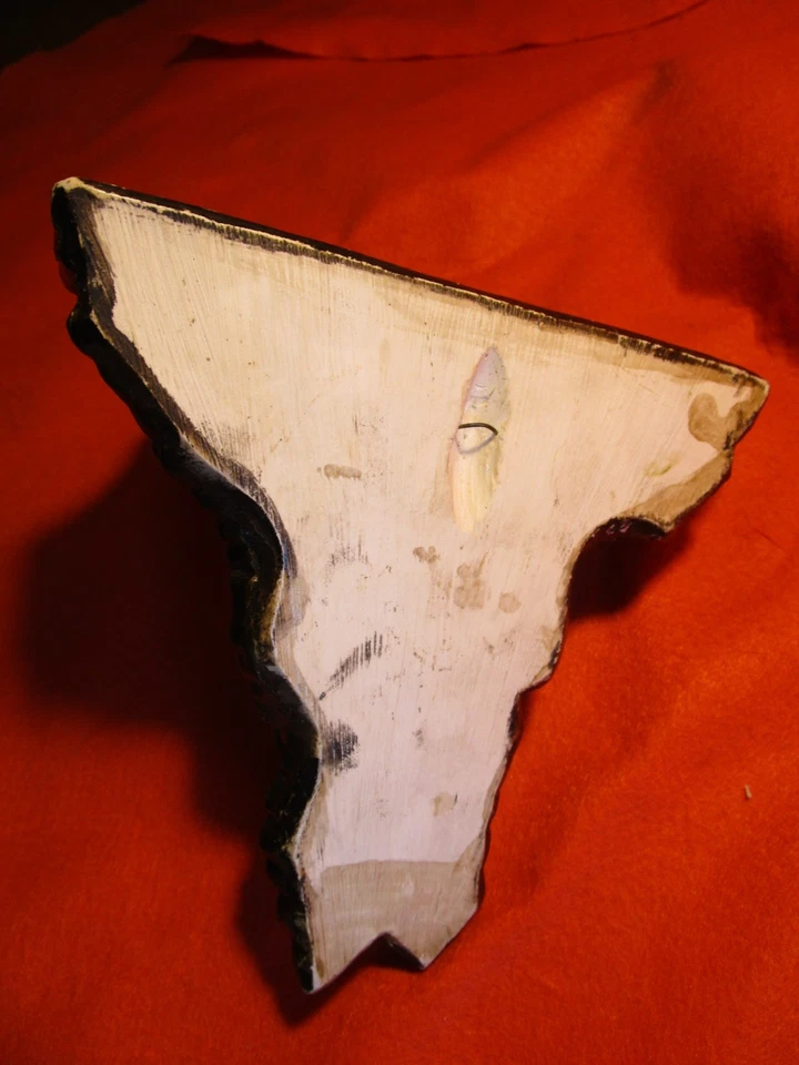 PORTE STATUE ANCIEN SELLETTE ANGE en platre - Photo 4/4