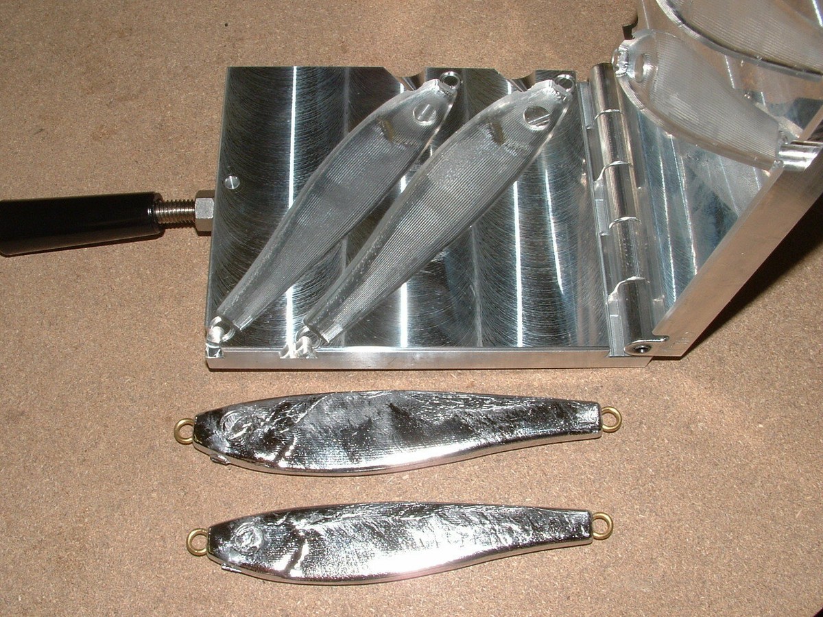 Saltwater Fish Jig -3 mold 9,12oz CNC Aluminum USA