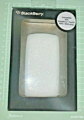   Original BlackBerry Schutzhülle Silikon Case - Pearl 2 8110 / 8120 - Weiß