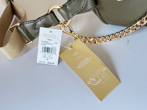MICHAEL KORS MAISIE 2 IN 1 WAIST FANNY PACK CROSSBODY WAIST PACK SLING BAG - Picture 136 of 159