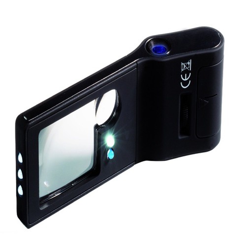 6-in-1 Compact Pocket Magnifier Excellent for Stamps Coins & Other Collectables - Picture 3 of 7