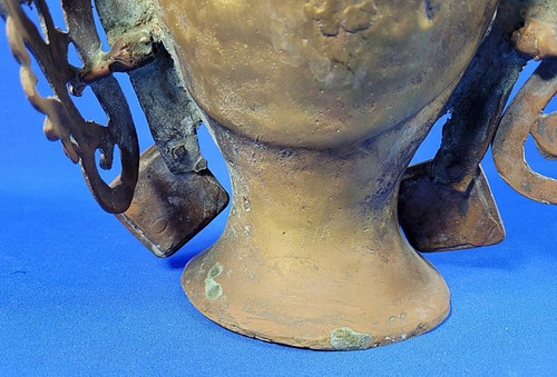 Large Bronze/Brass Goddess Tara (the Wisdom Goddess) Head Statue 14.25 Tall - Picture 7 of 10