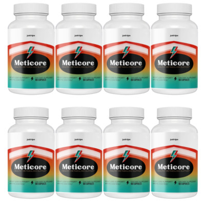Meticore - Advanced Weight Loss Supplement, Wellness Support - 8 Bottles