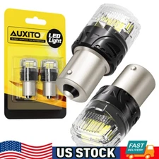 AUXITO 1156 LED Reverse Backup Light Bulbs Super Bright White 6500K 4000LM BA15s
