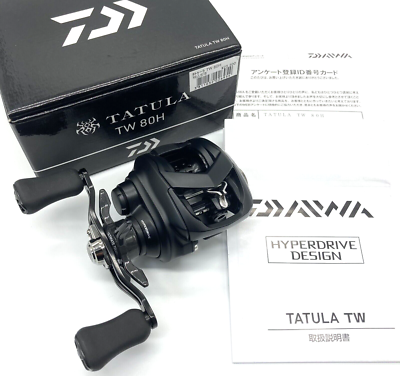 Daiwa TATULA TW 80H Right Handed Bait Casting Reel with Box Ship