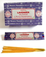 Satya Lavender Incense Sticks - Pick 15-30-60-90-180 gms - Free Shipping!
