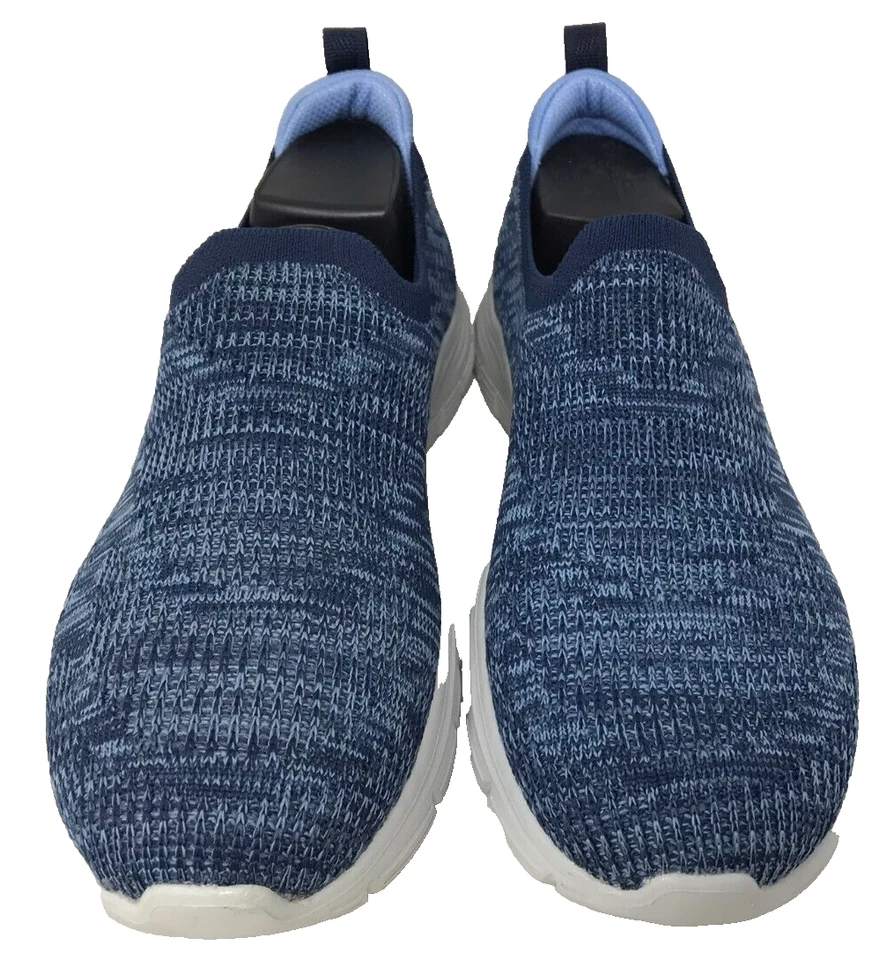 Skechers Women's Arch Fit Vista Slip On Walking Shoes Navy Size:7.5 192J - Image 2 of 4